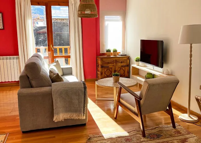 Familiar En El Centro De Con Terraza Daire *